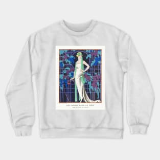 Des robes dans la nuit: Robe du soir, de Worth (1921) Crewneck Sweatshirt